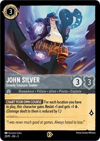 John Silver - Greedy Treasure Seeker (29) [Disney Lorcana Promo Cards]