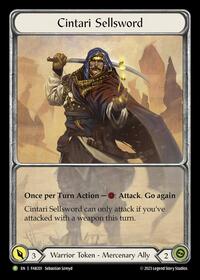 Cintari Sellsword - FAB201 (FAB201) [Flesh and Blood Promo Cards]
