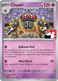 Claydol (095/197) [Prize Pack Series Cards]