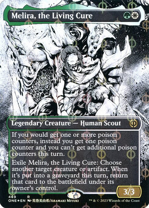 Melira, the Living Cure (469) [Phyrexia: All Will Be One] [Showcase, Borderless]