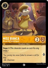 Miss Bianca - Rescue Aid Society Agent (10/204) [Into the Inklands]