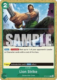 Lion Strike (ST12-016) [Starter Deck 12: Zoro and Sanji]