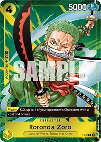 Roronoa Zoro (Event Pack Vol. 3) (P-042) [One Piece Promotion Cards]