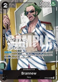 Brannew (Offline Regional 2024) [Finalist] (OP03-089) [One Piece Promotion Cards]