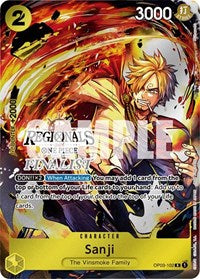 Sanji (Online Regional 2024) [Finalist] (OP03-102) [One Piece Promotion Cards]