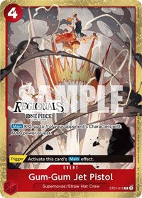 Gum-Gum Jet Pistol (Online Regional 2024) [Participant] (ST01-015) [One Piece Promotion Cards]