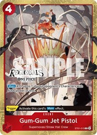 Gum-Gum Jet Pistol (Offline Regional 2024) [Participant] (ST01-015) [One Piece Promotion Cards]