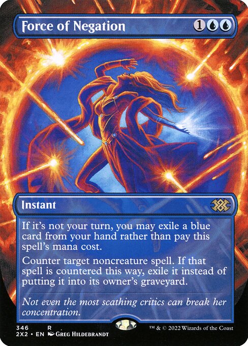 Force of Negation (346) [Double Masters 2022] [Borderless]