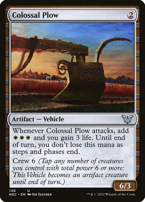Colossal Plow (148) [Neon Dynasty Commander]