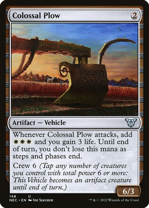 Colossal Plow (148) [Neon Dynasty Commander]