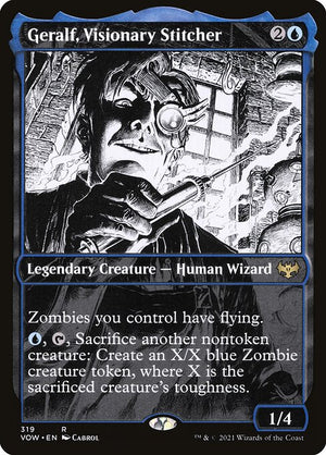 Geralf, Visionary Stitcher (319) [Innistrad: Crimson Vow] [Showcase]