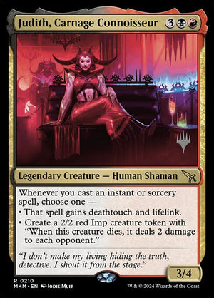 Judith, Carnage Connoisseur (210p) [Murders at Karlov Manor Promos]