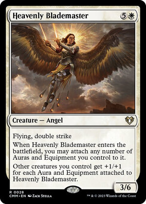 Heavenly Blademaster (28) [Commander Masters]