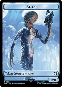 Alien // Clue Double-Sided Token (6 // 11) [Fallout]