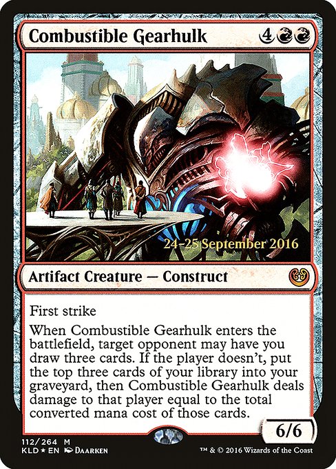 Combustible Gearhulk (112s) [Kaladesh Promos]