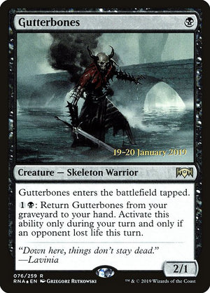Gutterbones (76s) [Ravnica Allegiance Promos]