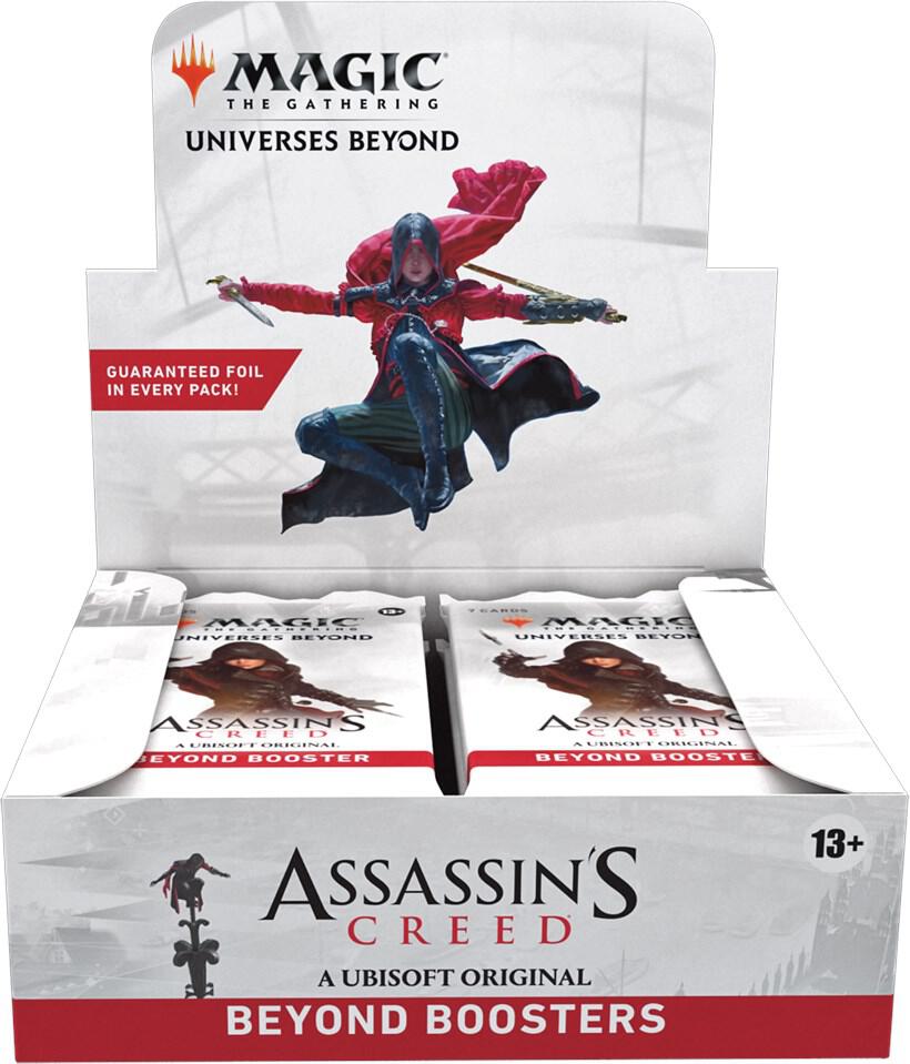 Universes Beyond Assassins Creed Beyond Booster Display