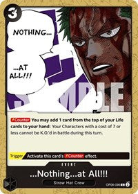 ...Nothing...at All!!! (OP06-096) [Wings of the Captain]