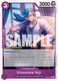 Vinsmoke Niji (064) (OP06-064) [Wings of the Captain Pre-Release Cards]
