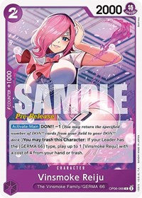 Vinsmoke Reiju (068) (OP06-068) [Wings of the Captain Pre-Release Cards]