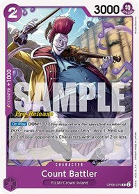 Count Battler (OP06-075) [Wings of the Captain Pre-Release Cards]