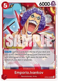 Emporio.Ivankov (OP06-003) [Wings of the Captain Pre-Release Cards]