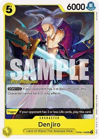 Denjiro (OP06-109) [Wings of the Captain Pre-Release Cards]
