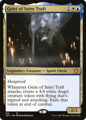 Geist of Saint Traft (155) [Crimson Vow Commander]