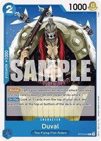 Duval (ST12-014) [Starter Deck 12: Zoro and Sanji]
