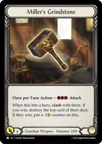 Miller's Grindstone - LGS240 (LGS240) [Flesh and Blood Promo Cards]