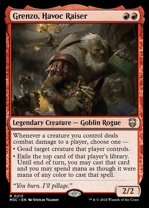 Grenzo, Havoc Raiser (213) [Modern Horizons 3 Commander]