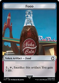 Food (0013) // Wasteland Survival Guide Double-Sided Token (13 // 20) [Fallout]
