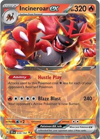 Incineroar ex - 034/162 (034/162) [SV05 Temporal Forces]