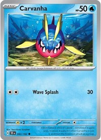 Carvanha (042/162) [SV05 Temporal Forces]