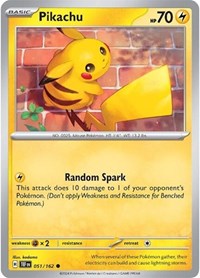 Pikachu (051/162) [SV05 Temporal Forces]