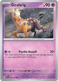 Girafarig (066/162) [SV05 Temporal Forces]