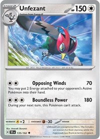 Unfezant (135/162) [SV05 Temporal Forces]