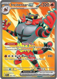 Incineroar ex - 187/162 (187/162) [SV05 Temporal Forces]