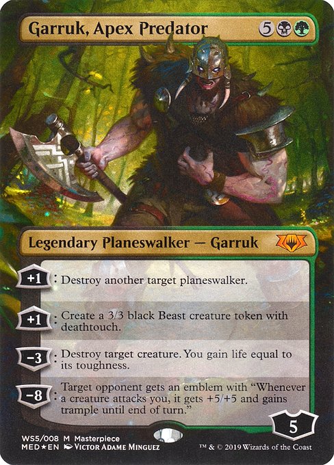 Garruk, Apex Predator (WS5) [Mythic Edition] [Borderless]