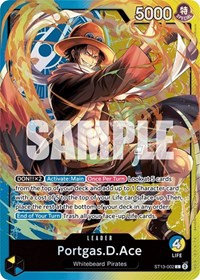 Portgas.D.Ace (002) (ST13-002) [Ultra Deck: The Three Brothers]