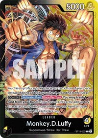 Monkey.D.Luffy (003) (ST13-003) [Ultra Deck: The Three Brothers]