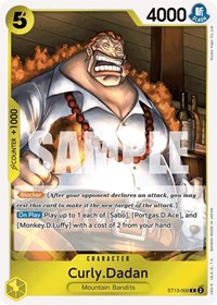 Curly.Dadan (ST13-006) [Ultra Deck: The Three Brothers]