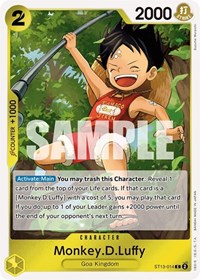 Monkey.D.Luffy (014) (ST13-014) [Ultra Deck: The Three Brothers]