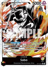 Sabo (001) (Parallel) (ST13-001) [Ultra Deck: The Three Brothers]