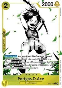 Portgas.D.Ace (010) (Parallel) (ST13-010) [Ultra Deck: The Three Brothers]