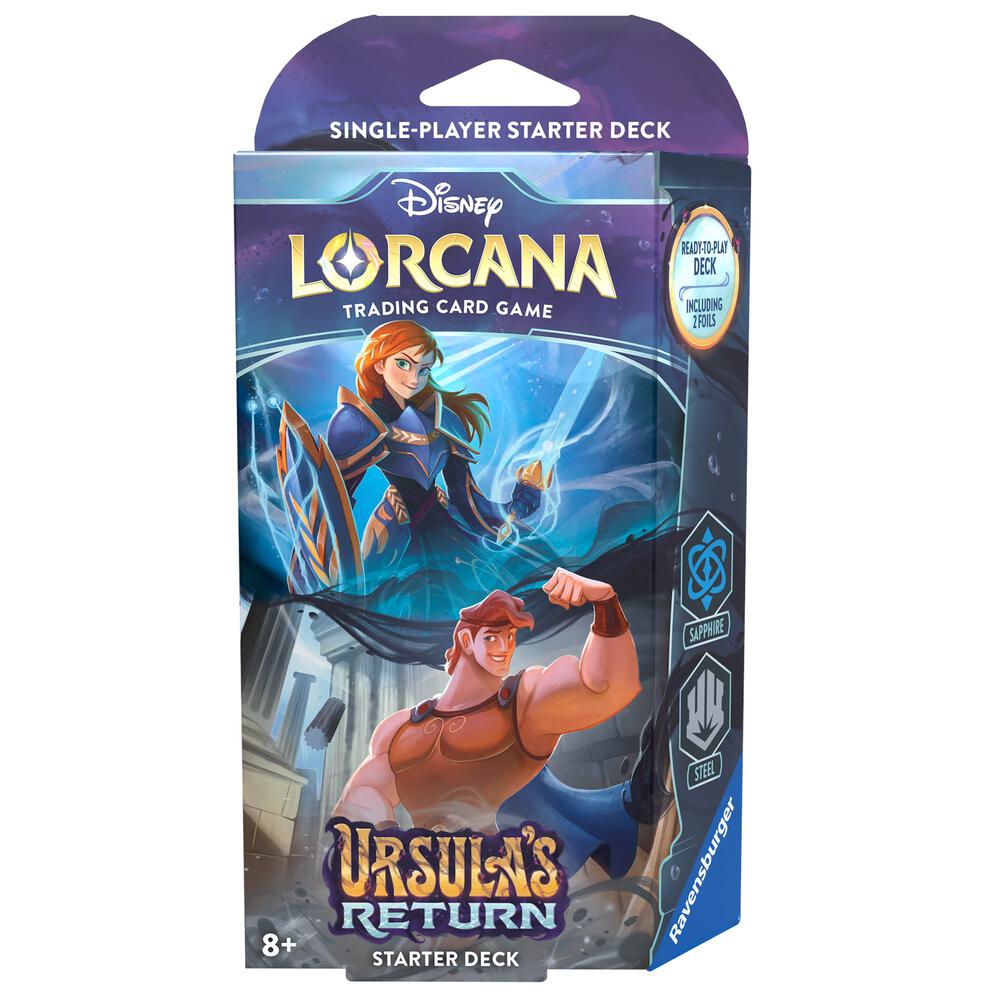 Disney Lorcana Ursulas Return Starter Deck Sapphire and Steel