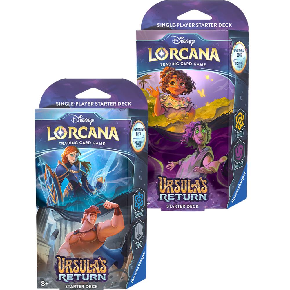 Disney Lorcana Ursulas Return Starter Deck Set of 2
