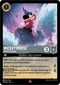 Mickey Mouse - Playful Sorcerer (187/204) [Ursulas Return]