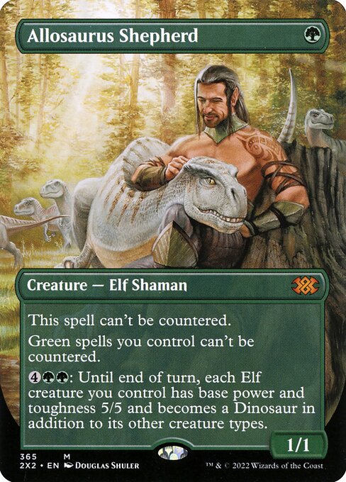 Allosaurus Shepherd (365) [Double Masters 2022] [Borderless]