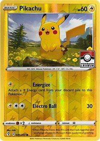 Pikachu - 049/203 (Pokemon League) (049/203) [League and Championship Cards]